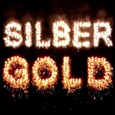 Bengallicht Silber zu Gold, 25er Pack
