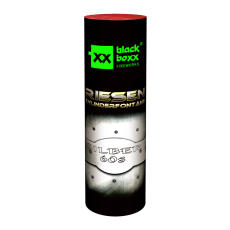 Riesen-Zylinderfontäne Silber 60s